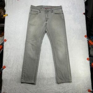 Denizen from Levi's 216 Skinny Fit Jeans Men's Gray Denim Stretch - 34X29.5